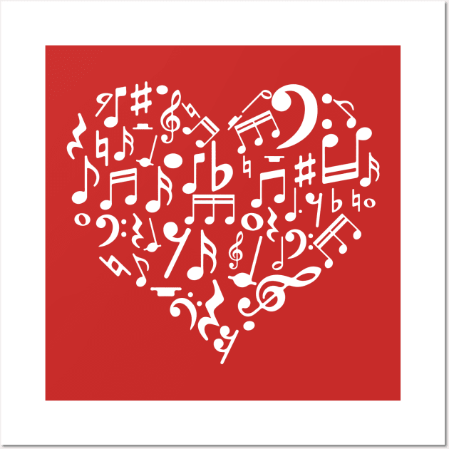 Musical Heart Wall Art by PianoCub